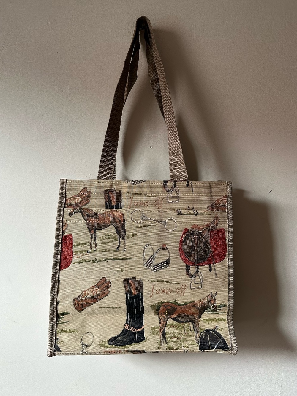 Equestrian Horse Tapestry Small Tote Bag